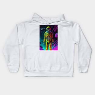 Skeleton in Spacesuit Kids Hoodie